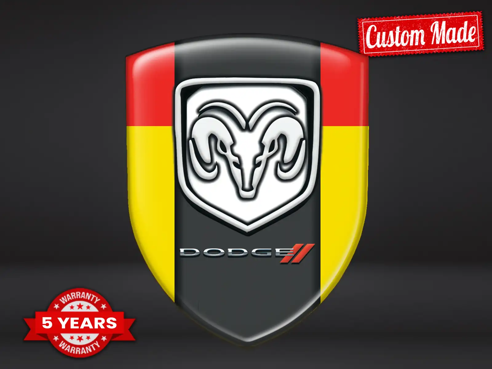 Dodge Pegatina Adhesiva Pro Máximo Resistente Diseño Elegante